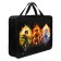 Folder with A4 handles, 330 x 260 x 75 mm, plastic, pens, Calligrata "Anime Game"
