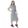 Female dress w.w.f.h., size 54, light gray color