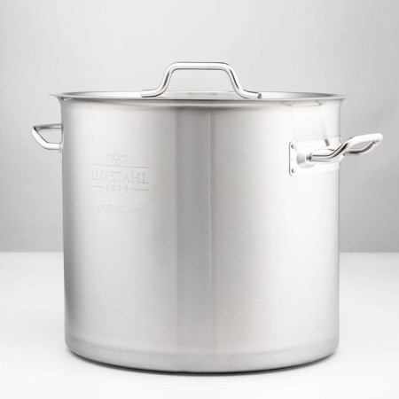 Boiler, 30 l, d = 35 cm, h = 32 cm, metal cover, triple bottom, induction, stainless steel-1