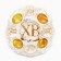 Easter stand for 8 eggs and kulich "Light Easter", 24 x 25 cm