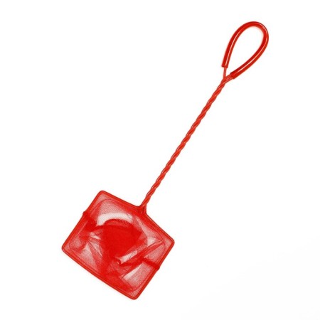 Aquarium net 10 cm, red-1