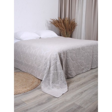 Terry cover Softness Grey Beige, size 200x220 cm