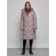Coat insulated winter female, size 46, brown color