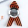 Supply icon with St. George ribbon on Victory Day “May 9: Happy Victory Day!”, D = 5.6 cm