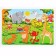 Stencil for kids "funny animals" with coloring