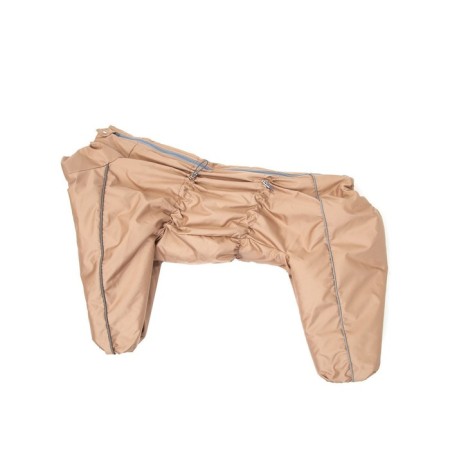 Winter overalls for dogs (bitch), size 50-1 (DS 50, OG 70, Osh 54), beige-1