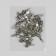 Automatic castle for lightning "Tractor", No. 5, Nickel color
