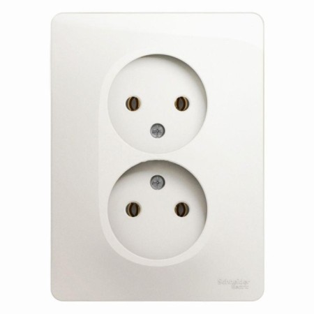 Schel000620 Glossa, SP, 2 outlets, IP20