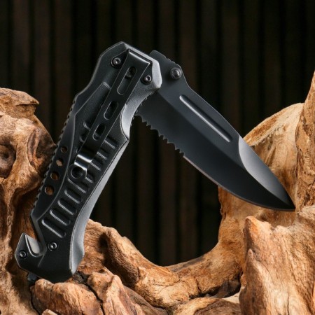 Folding knife stinger, 90 mm, hilt: steel, aluminum, cardboard box-1