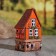 Aroma lamp house "Sancho", 13 cm, handmade, mix