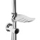 Stage shower "TsS-SM" DS001020, two-wound, tropical shower, hand watering can, chrome