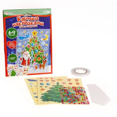 Set for creativity "Picture with stickers. New Year"-2