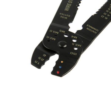 Stripper scrap, 210 mm, for cleaning wires 0.75-6 mm and squeezing terminals 1.5-6 mm-2