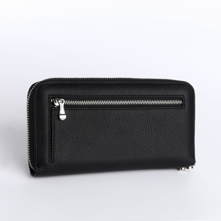 Women's wallet with lightning, black color-1