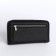 Women's wallet with lightning, black color