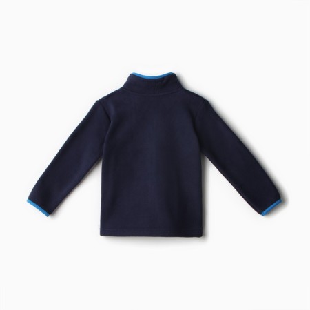 Children's sweatshirt, dark blue color, height 110 cm-4