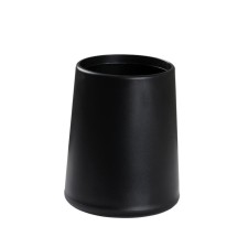 A glass for toothbrushes, 10x8x8 cm, black