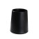 A glass for toothbrushes, 10x8x8 cm, black