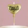 Candle for the cake "Happy Birthday", gold, 5.5 x 12 cm.