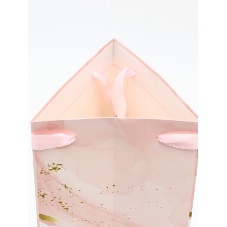Gift package for a bottle, "with love", 13 × 32 × 11.3 cm-4