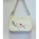 Women's bag ADEL beige with flowers