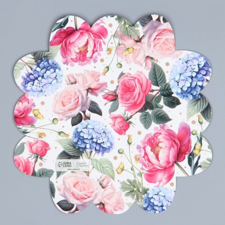 Cookie box, confectionery packaging with PVC lid, “for you”, 10.5 x 10.5 x 3 cm-7