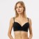 Women's bra, black/white peas, size 75b