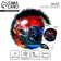 Foil ball 18 "Cool guy", a circle, with a substrate