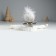 Souvenir Polystone "Angel in a white outfit, in a hat with fluff" sits 6x4x15 cm