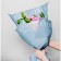 Flower film packaging matte transparent "white", 0.6 x 10 m