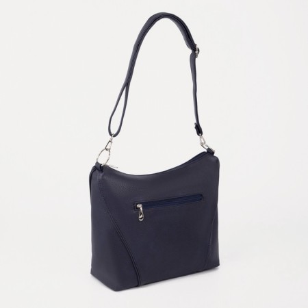 Bag-bag, lightning department, outer pocket, long belt, dark blue color-1
