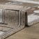 Rectangular carpet "Lyla de Lux", size 50x80 cm