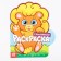 Coloring with stickers "Lion", 16 p.