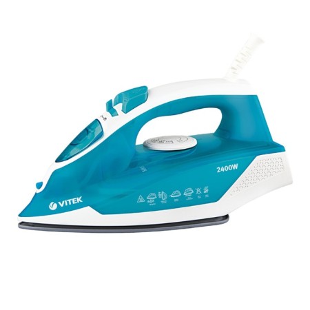 Iron Vitek VT-8307 B, 2400 W, ceramic sole, 260 ml, blue
