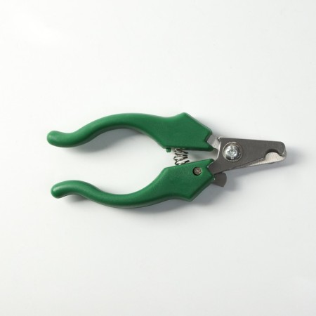 Small side claws with curly handles, a hole of 9 mm, green-3