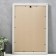 Photo frame plastic 30x45 cm, gold with white (plastic screen)