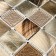 Glass mosaic Bonaparte Titan Bronze, 318x318x4 mm