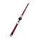 Toyfa Theater gag, PU Skin, 65 cm, red color