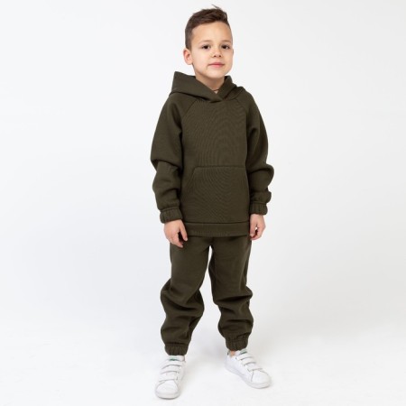 Children's costume with the basis (sweatshirt, trousers) KAFTAN "Basic Line" R.38 (146-152), khaki-3