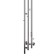 Electric towel Indigo Sky, 1500x170 mm, timer, right, chrome
