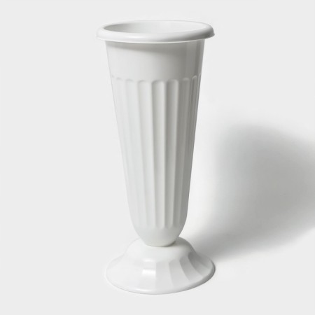 Vase for cutting, 5 l, white color