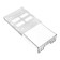 Lender box for stationery, 207 x 160 x 55mm, transparent