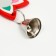 Toy - bird mirror "flower" with a bell, 20 x 7 cm