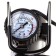 Car compressor, metallic, 30l/min to Skyway cigarette lighter, small dimensions, bag, 10 atm s02001002