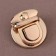 Bag -3 × 3 cm fastener, golden color