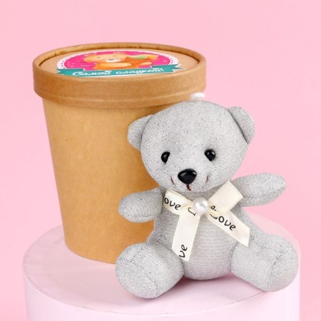 Soft toy "Sweetheart", Bear, Mix Colors-2
