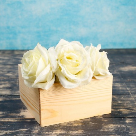Wooden Kashpo 15 × 15 × 8 cm "Eleanor", naturally give beautifully
