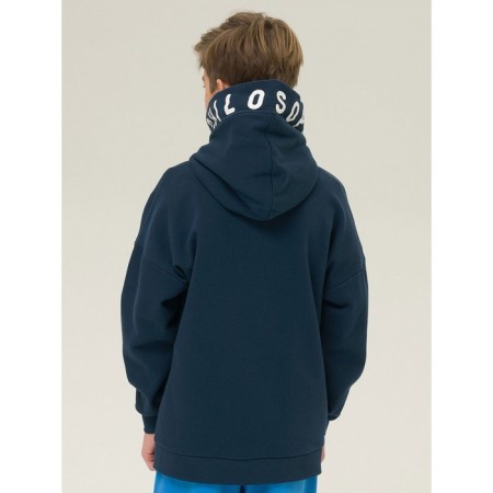 Sweatshirt for boys, height 116 cm, dark blue color-12