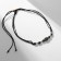 The pendant on the cord "Unisex" beads, the length is regulated, 35 cm