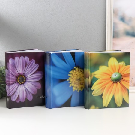 Photo album for 200 photos 10x15 cm "Flower collection" mix